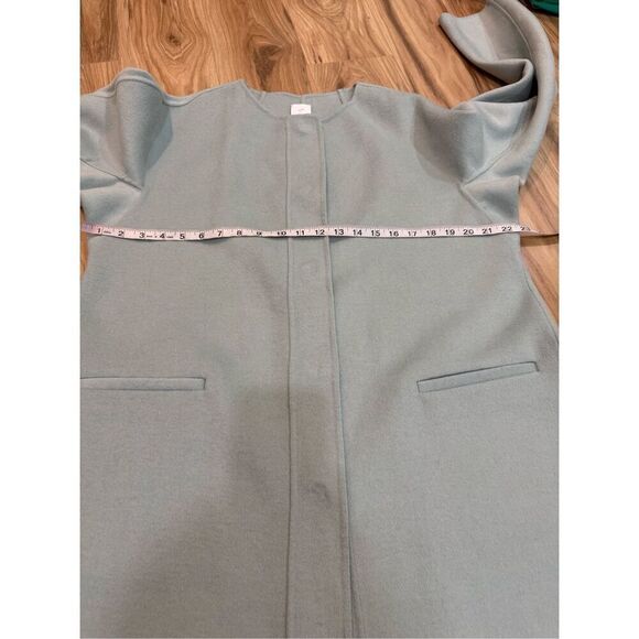 J Jill NWT wool blend coat snap closure sz M - Picture 7 of 9